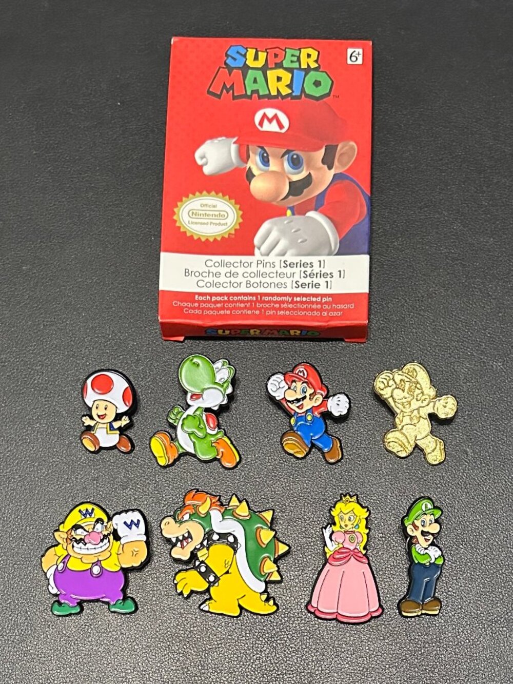 Super Mario Enamel Pin Collection